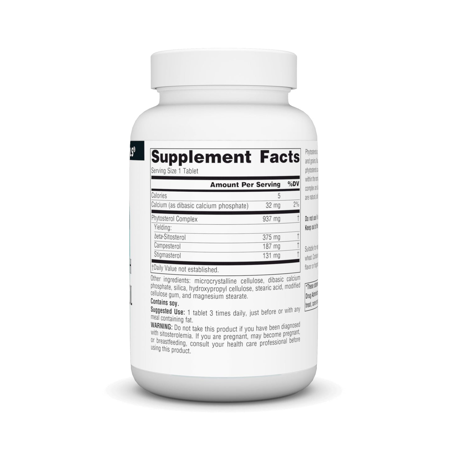 Source Naturals Beta Sitosterol, Mega Strength 375mg | Supports The Heart & Arteries | Maintains Healthy Cholesterol Levels | 60 Tablet 02/2028