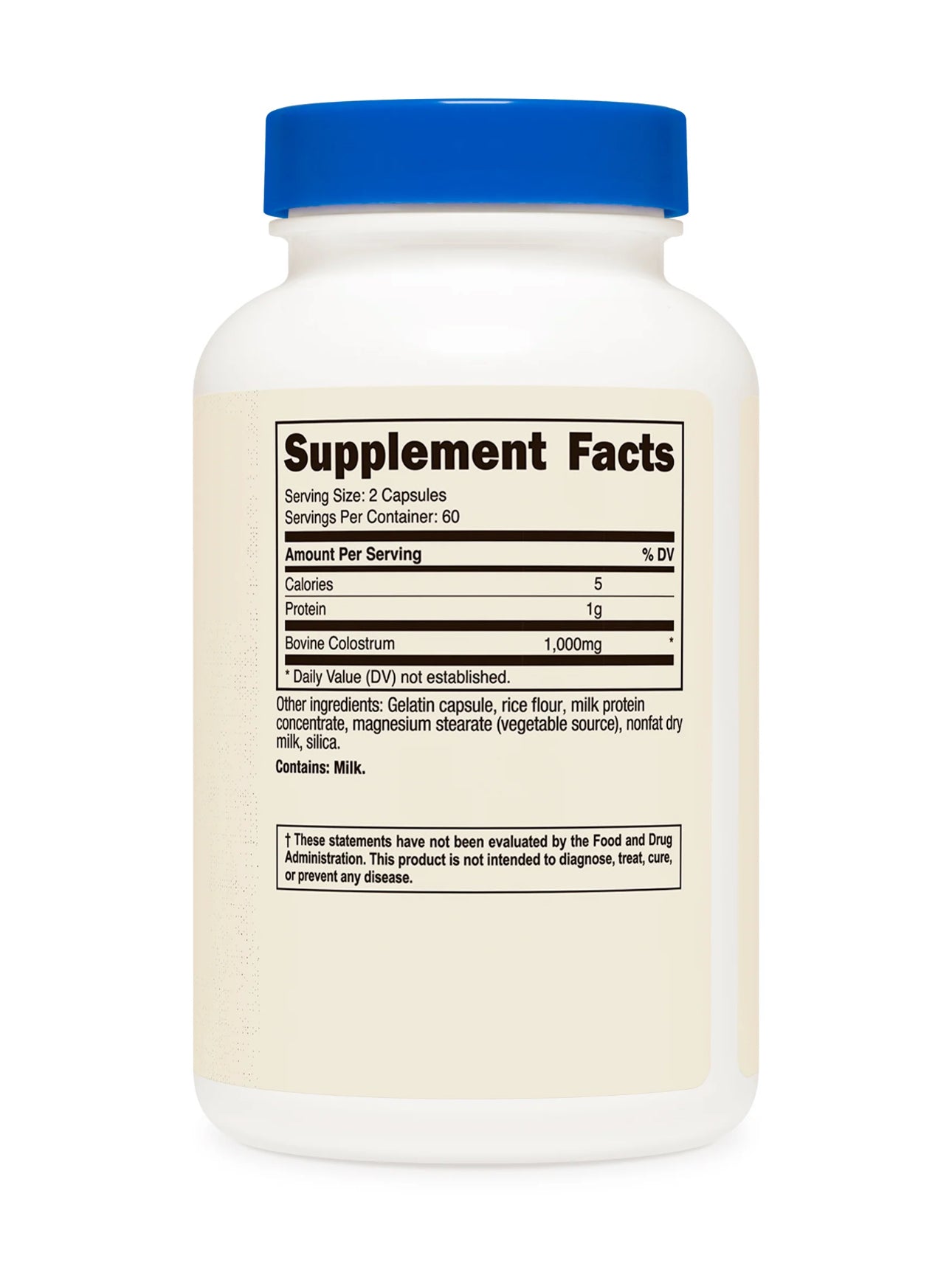 Nutricost Colostrum 1000 mg | Bovine Colostrum | Similar to Miracle Moo | 60 Servings | Boosts Immunity | Improves Gut Health | 120 Capsules; Exp 02/2028