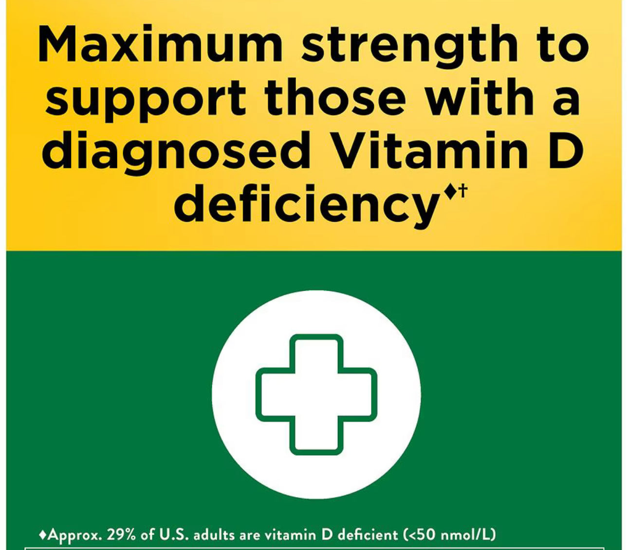 Nature Made Maximum Strength Vitamin D3 10000iu (250 mcg) | 60 Day Supply | Designed for Short-Term Use by Those With Higher Vitamin D Needs and/or Deficiency | 60 Softgels; Exp 10/2025