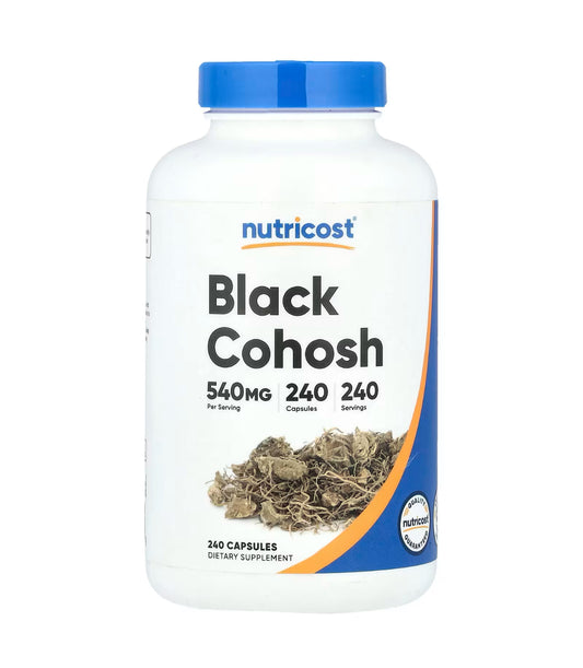 Nutricost Black Cohosh 540mg | Supports Women’s Health | Hormonal and Perimenopause Support | 240 Capsules Exp 06/2027