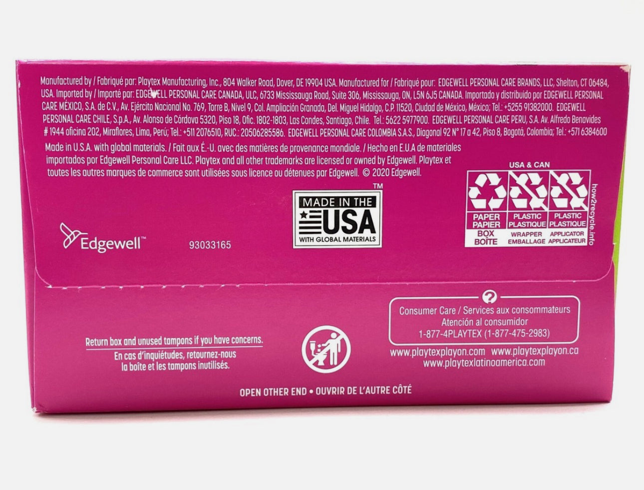 Playtex Sport Multi-Pack Regular & Super Unscented Tampons | 18 Regular & 18 Super tampons | 36 Tampons