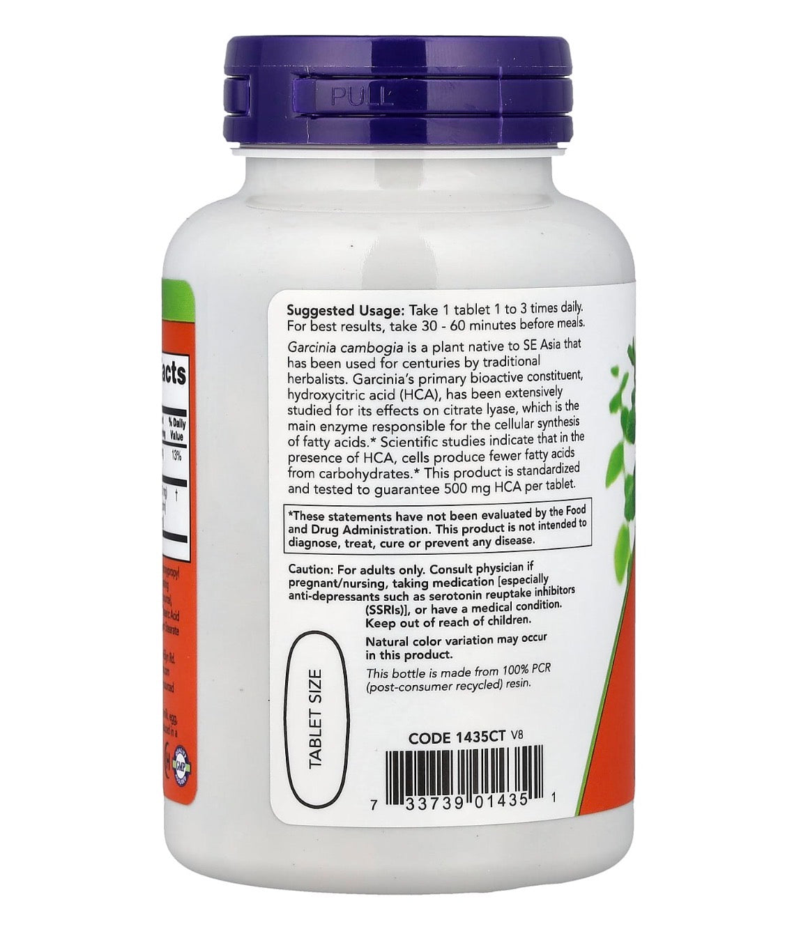 NOW Garcinia 1,000mg (Garcinia Cambogia) | Supports Healthy Metabolism & Weight Loss | 120 Tablets; Exp 07/2028