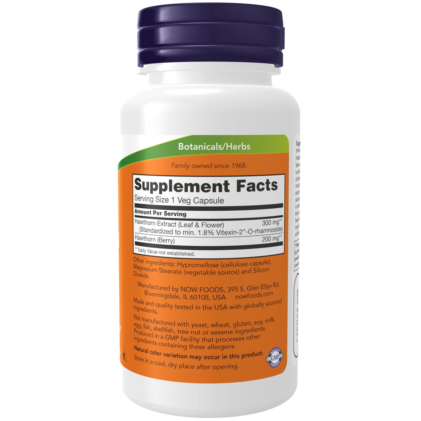 NOW Hawthorn Extract 300 mg | Hawthorn Berry | Cardiovascular Support | 90 Veg Capsules, Exp 09/2029