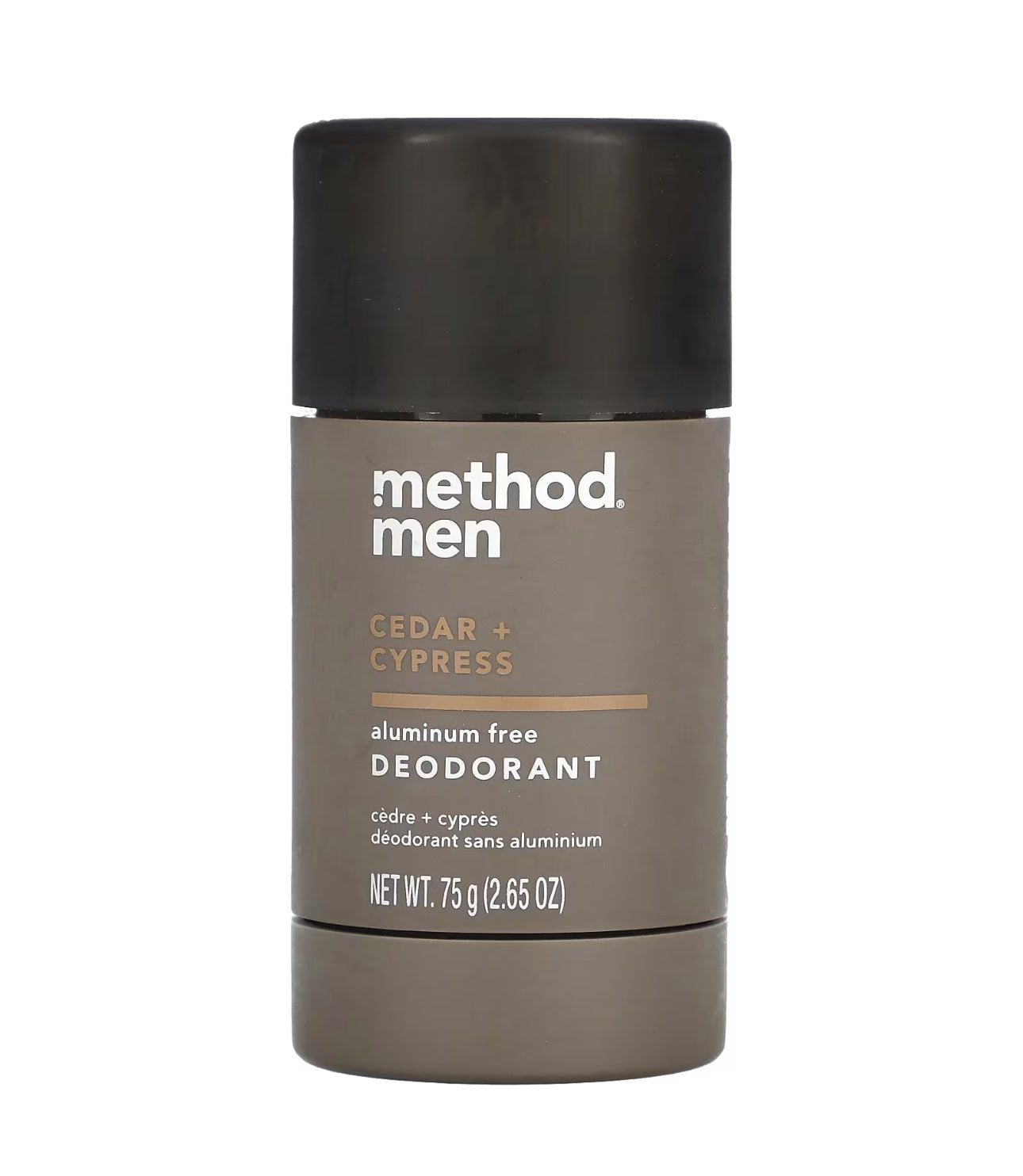 Method Men Aluminum Free Deodorant, Cedar + Cypress | 2.65oz/75g