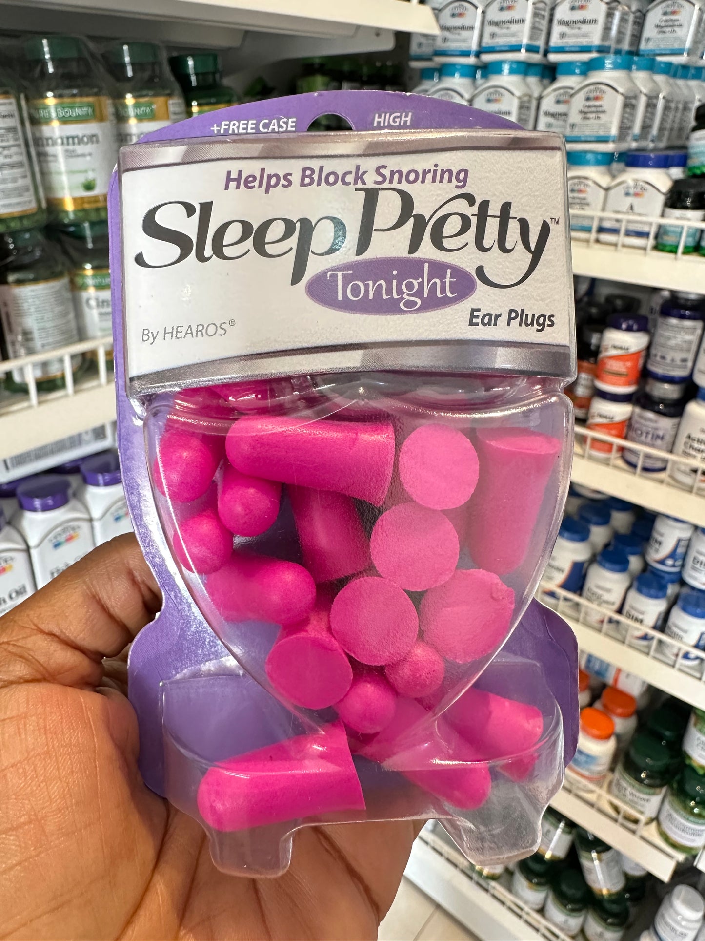 Hearos Sleep Pretty Tonight Ear Plugs | Helps Block Snoring | 12 pairs (24 earplugs)