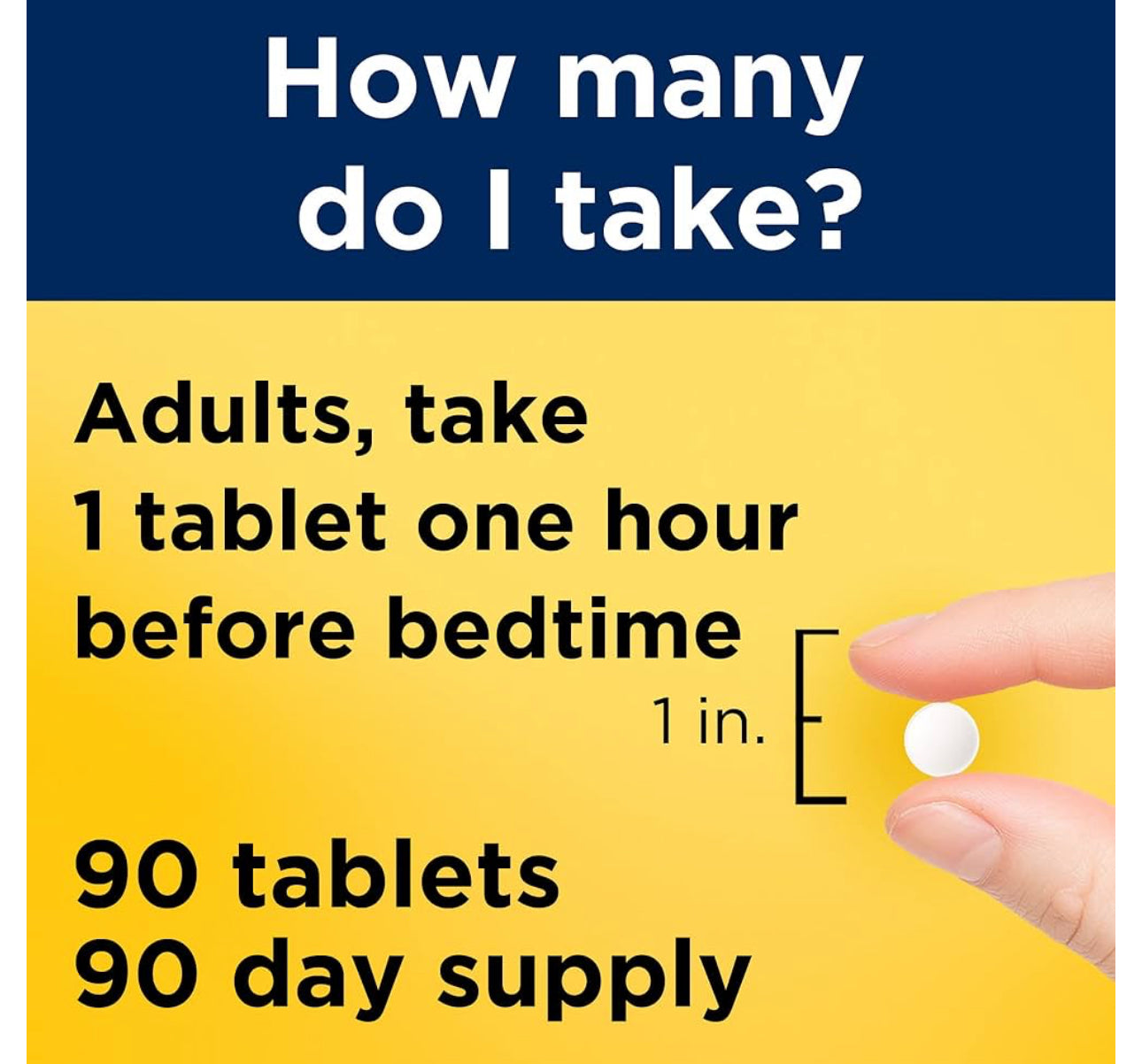 Nature Made Melatonin 5mg Extra Strength | 45 to 90 Day Supply | 100% Drug Free Sleep Aid for Adults | 90 Tablets; Exp 06/2025