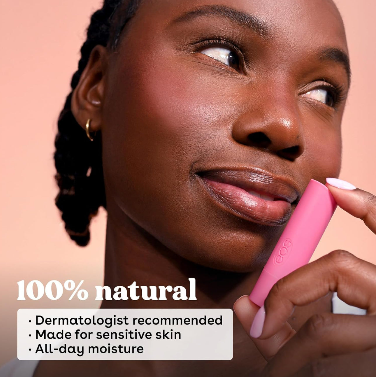 eos 100% Natural Lip Balm - Watermelon Frosé Flavor | All-Day Moisture Lip Care | 2 x 0.14oz 2 Pack