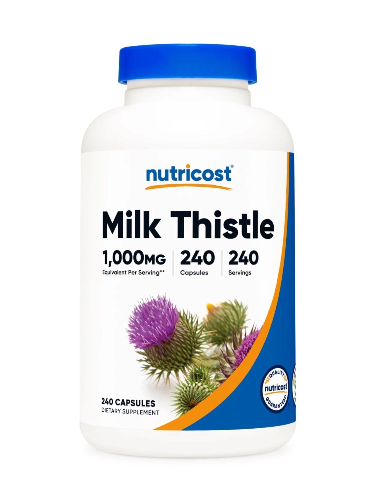 Nutricost Milk Thistle 1,000mg (Silymarin) | Supports Healthy Liver Function | Detoxification Support | ๐๐๐ ๐๐๐ฉ๐ฌ๐ฎ๐ฅ๐๐ฌ; Exp 05/2028