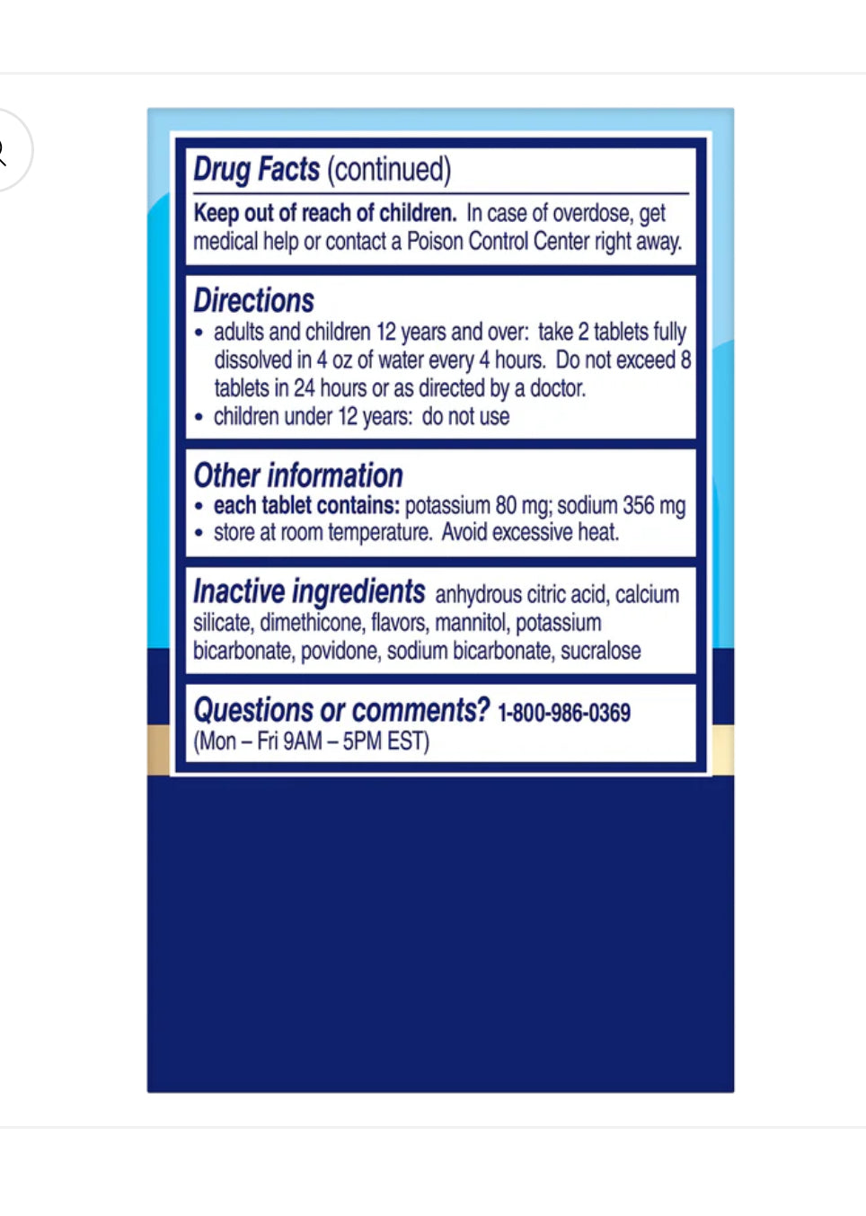 Alka-Seltzer (by Bayer) Plus Powerfast Fizz Severe Cold | Pain Reliever/Fever Reducer, Antihistamine, Nasal Decongestant | Sparkling Original ~ 24 Effervescent Tablets Exp Jul/2025