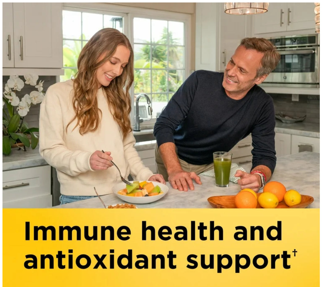 Nature Made Vitamin C 1000mg per Serving | Maximum Strength | Immune Support | Tangerine Flavor; 80 Gummies; Exp 01/2026