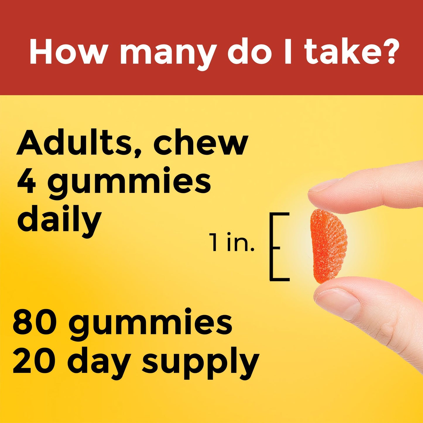 Nature Made Vitamin C 1000mg per Serving | Maximum Strength | Immune Support | Tangerine Flavor; 80 Gummies; Exp 01/2026