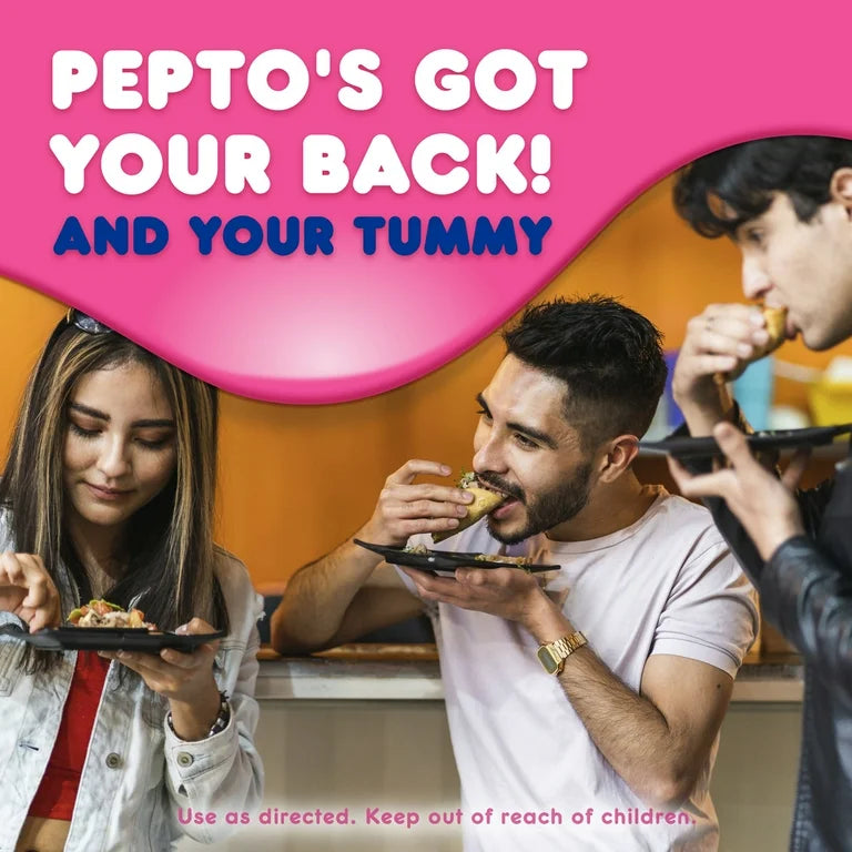Pepto Bismol Ultra Bismuth Subsalicylate Upset Stomach Reliever/Anti-Diarrheal Liquid | Coats Stomach & Provides Fast Relief from Nausea, Heartburn, Indigestion, Upset Stomach & Diarrhea | Original Flavor ~12oz/354ml; Exp 07/2026