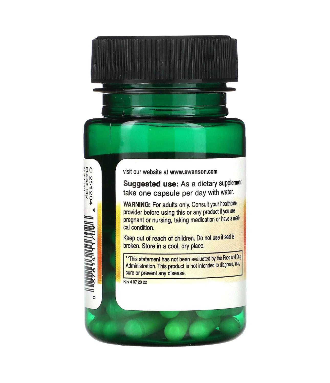 Swanson 20mg P-5-P (Pyridoxal-5-Phosphate) Coenzymated Vitamin B6 | P5P 20mg Per Capsule | 60 Capsules; Exp 01/2027
