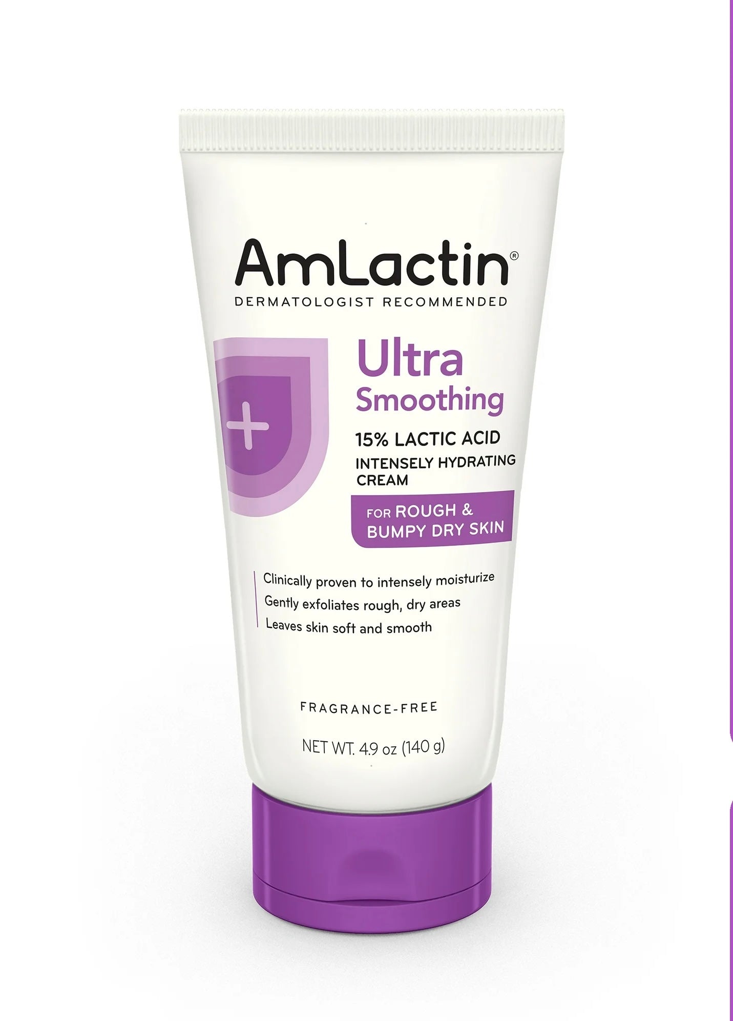 AmLactin Alpha-Hydroxy Therapy Ultra Smoothing 15% Lactic Acid Intensely Hydrating Cream 4.9oz/140g