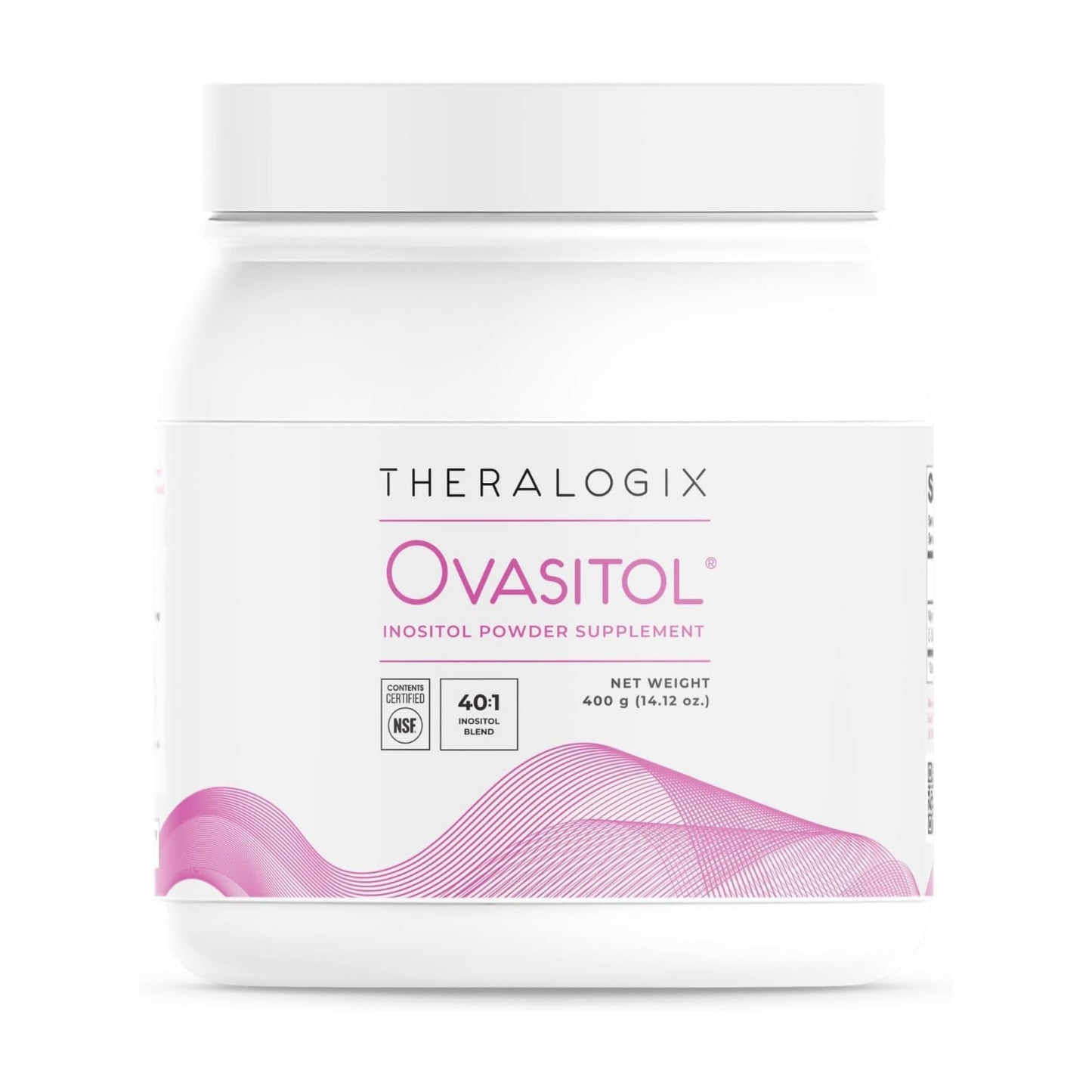 Theralogix Ovasitol Inositol Powder | Myo-Inositol & D-Chiro Inositol for Hormone Balance & Ovarian Function Support | 90-Day Supply, 180 Servings | 400g, Exp 11/2025