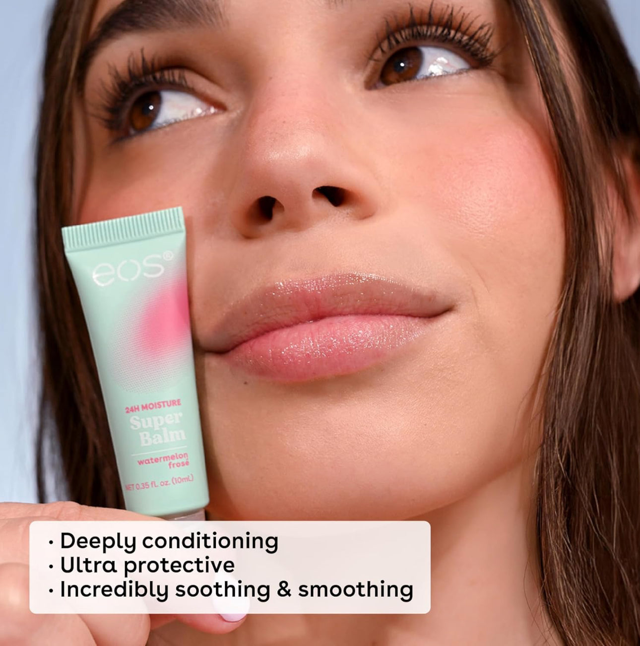 Eos 24HR Moisture Super Balm | Raspberry Kiwi Splash & Strawberry Sorbet Lip Balm Flavours | 0.35 fl oz, 2 Pack