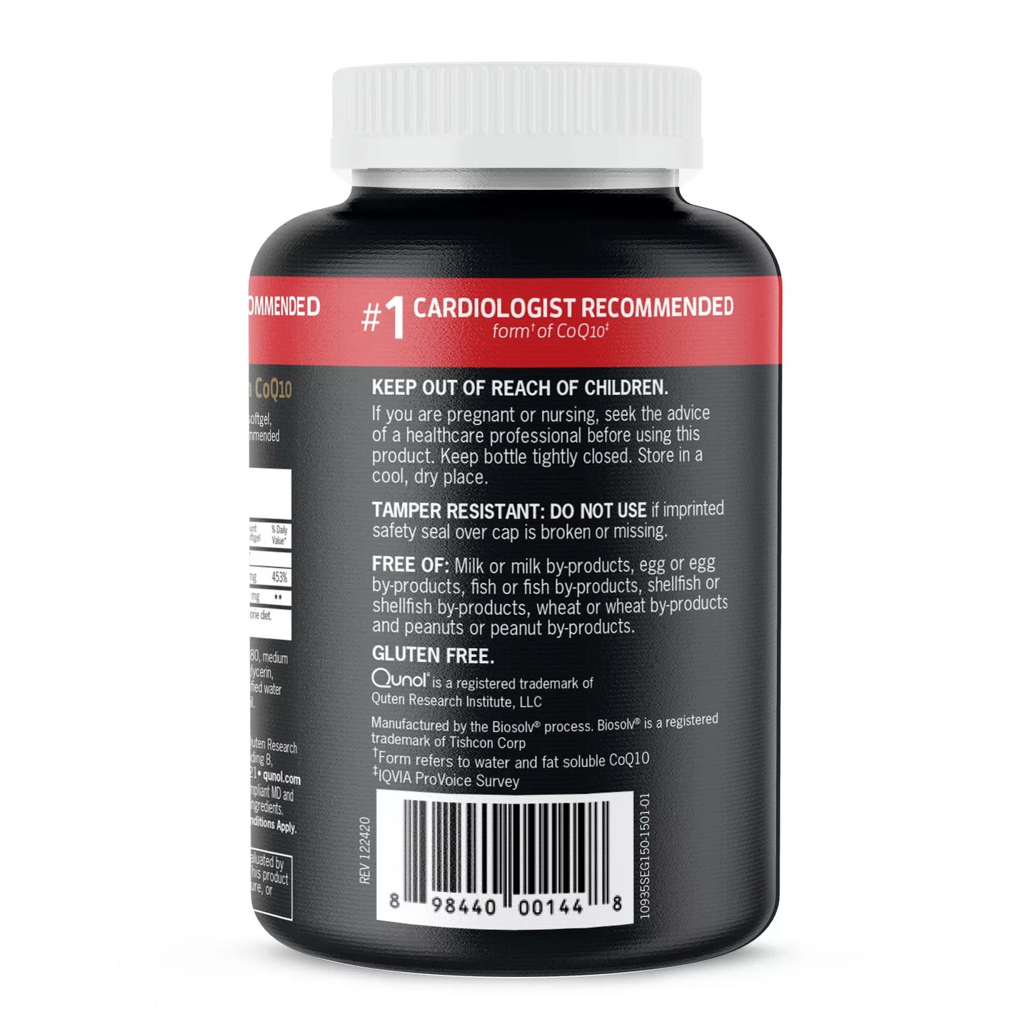 Qunol CoQ10 100mg, Ultra Co Q-10 | Water & Fat Soluble | 3x Better Absorption Coenzyme Q-10 | Antioxidant for Heart Health & Energy Production | 5 Month Supply | 150 Softgels; Exp 10/2027