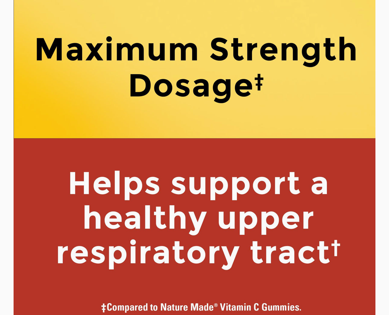 Nature Made Vitamin C 1000mg per Serving | Maximum Strength | Immune Support | Tangerine Flavor; 80 Gummies; Exp 01/2026