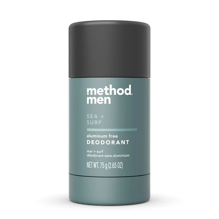 Method Men Aluminum Free Deodorant, Sea + Surf | 2.65oz/75g