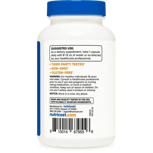 Nutricost Vitamin B6 100mg | Supports Energy Metabolism and Healthy Nervous System Function | 240 Capsules; Exp 09/2028