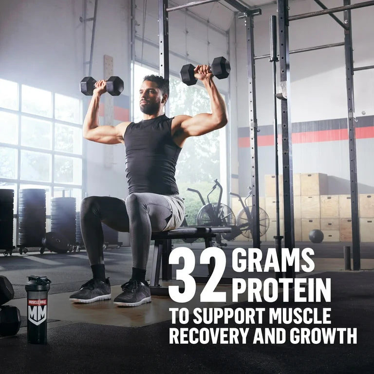 Muscle Milk Genuine Protein Powder | 32g Protein | Helps Build Muscle & Satisfy Hunger | Supports Muscle Recovery Post-Workout | Vanilla Creme Flavor~30.9oz/875g; Exp 01/2026