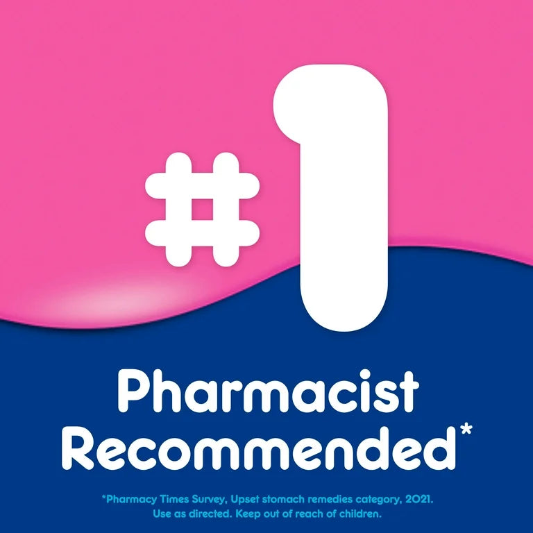 Pepto Bismol Ultra Bismuth Subsalicylate Upset Stomach Reliever/Anti-Diarrheal Liquid | Coats Stomach & Provides Fast Relief from Nausea, Heartburn, Indigestion, Upset Stomach & Diarrhea | Original Flavor ~12oz/354ml; Exp 07/2026