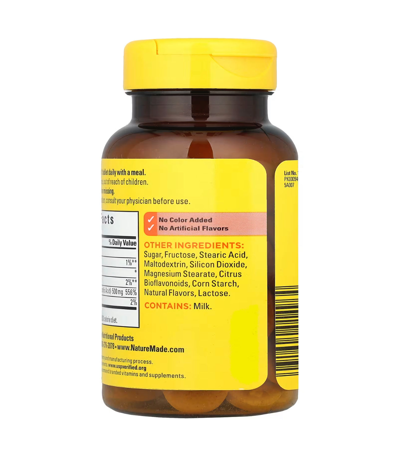 Nature Made Chewable Vitamin C 500mg | Immune Support | 60 Chewable Tablets; Exp Jan/2026