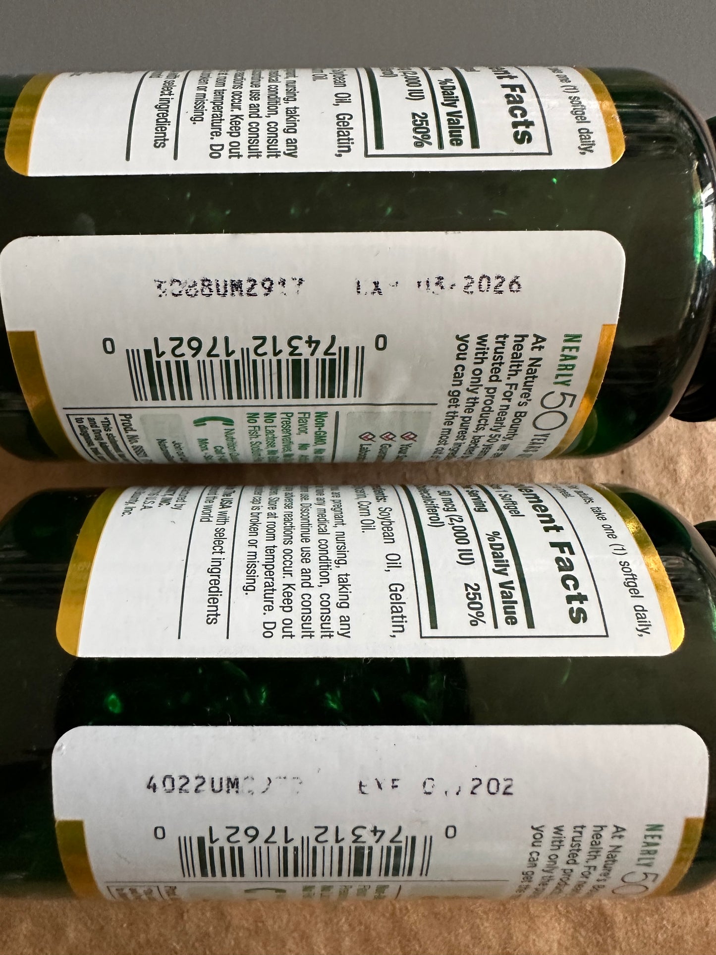 Nature's Bounty Vitamin D3 50mcg, 2000IU | Hormonal and Immune Support | 150 Rapid Release Softgels; Exp❗️UNCLEAR 03/2026👉🏽 CHECK LAST PICTURE ❗️