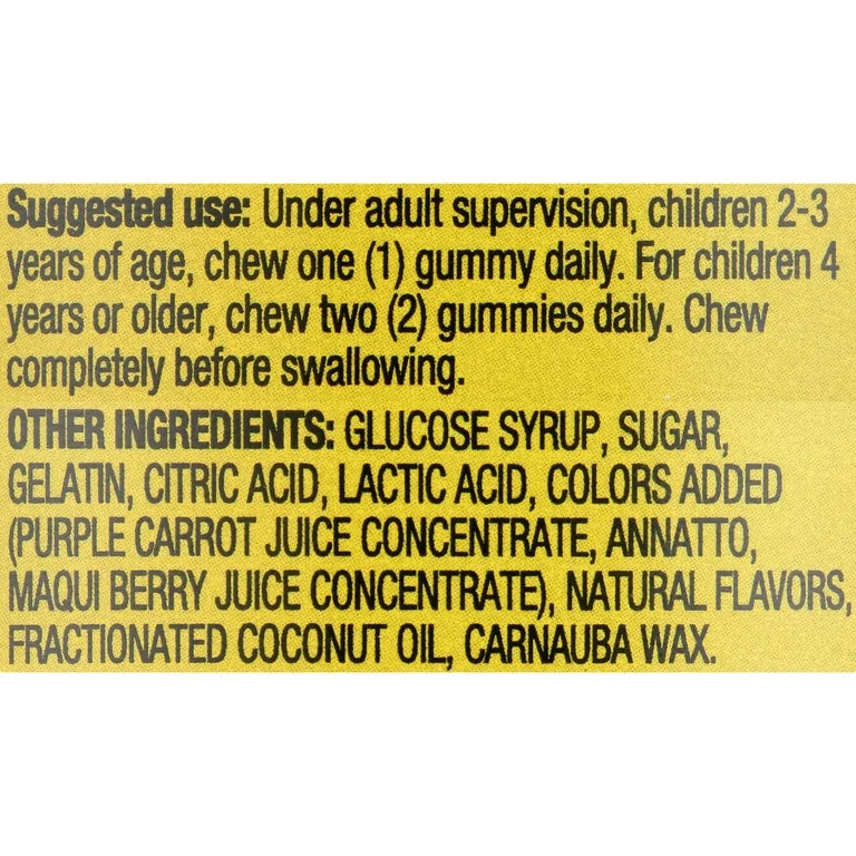 Equate Kids Multivitamin Gummies | Children Multivitamin for General Health & Immune Boosting | Similar to L'il Critters Gummy Vites Multivitamins | 190 Gummies; Exp 12/2026