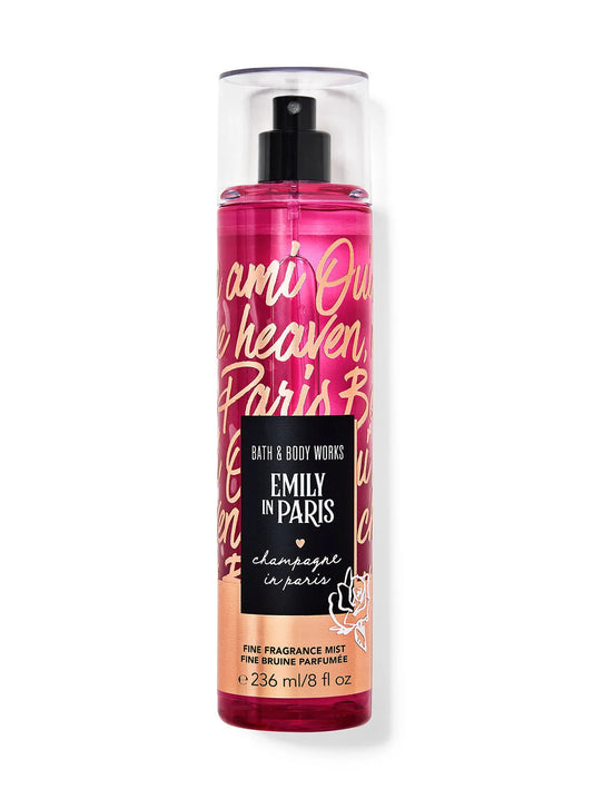 Bath & Body Works EMILY IN PARIS Champagne In Paris Fine Fragrance Mist (Body Spray) | 8 fl.oz/236 ml