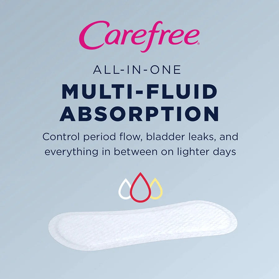 Carefree Original Regular Liners | Wrapped, Scented ~ 20 Liners