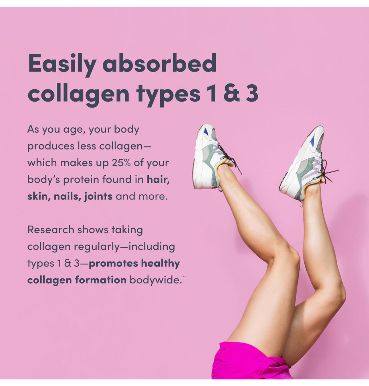Neocell Super Collagen Plus Vitamin C & Hyaluronic Acid Powder | Biggest Size (3x Small Size) | Supports Healthy Skin, Hair, Nails & Joints | 585g /20.6oz; Exp 08/2026