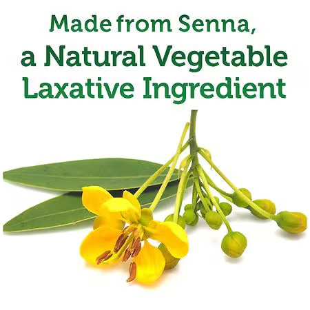 Senokot Extra Strength Constipation Relief | Senna Plant, A Natural Vegetable Laxative Ingredient | Senna Concentrate 17.2mg | 12 Tablets; Exp 06/2027