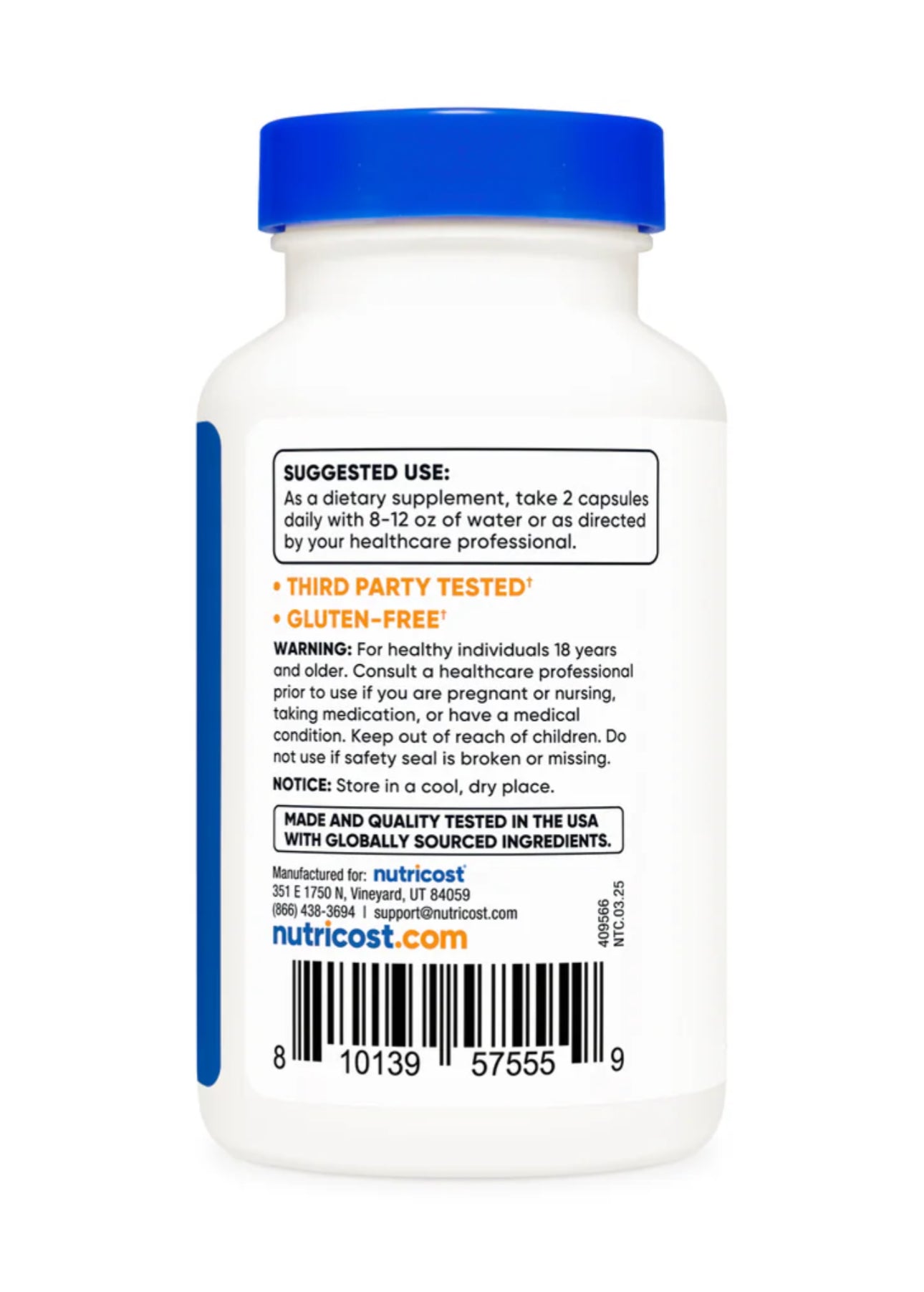 Nutricost NAD+ 1000mg Nicotinamide Adenine Dinucleotide | Promotes Healthy Cellular Metabolism & Energy Production | Helps Fight General Fatigue & Promotes Longevity | 120 Capsules; Exp 05/2028