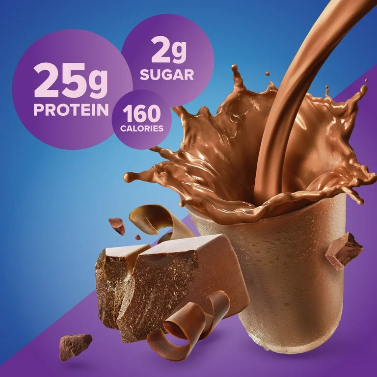 Pure Protein 100% Whey Protein Powder, 25g Protein | Rich Chocolate ~ 1.75 lb/793g; Exp 12/2025