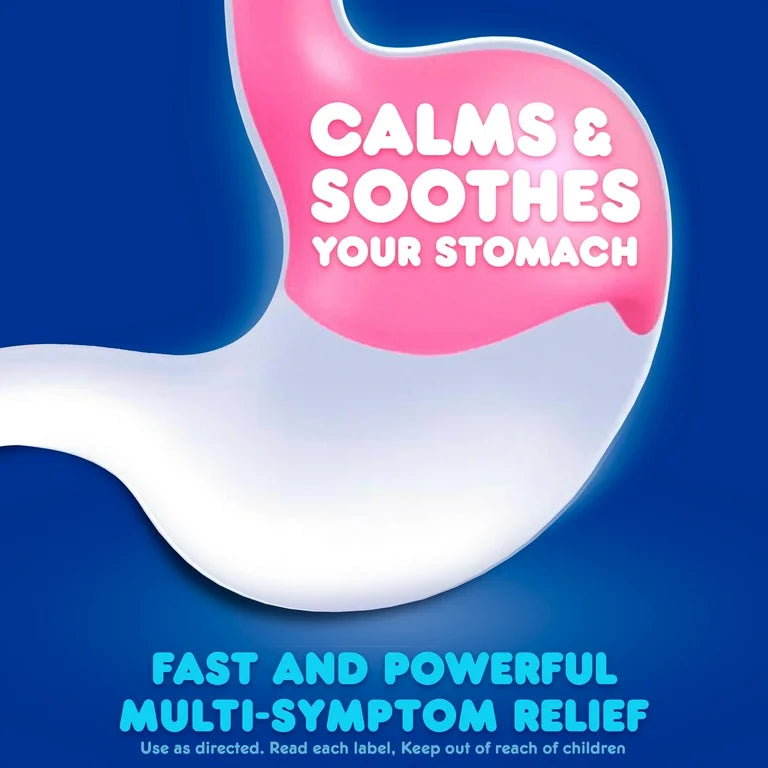 Pepto Bismol Ultra Bismuth Subsalicylate Upset Stomach Reliever/Anti-Diarrheal Liquid | Coats Stomach & Provides Fast Relief from Nausea, Heartburn, Indigestion, Upset Stomach & Diarrhea | Original Flavor ~12oz/354ml; Exp 07/2026