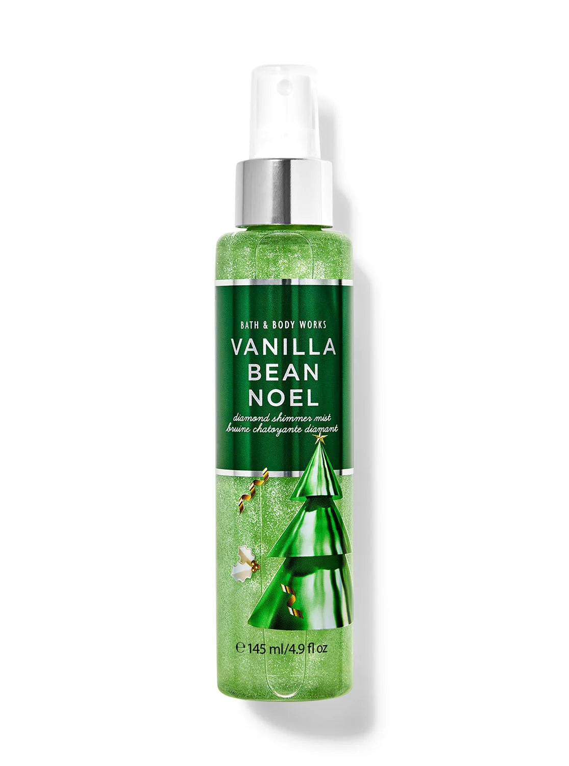 Bath & Body Works Vanilla Bean Noel
Diamond Shimmer Mist (Body Spray) | 4.9 fl.oz/ 145 mL