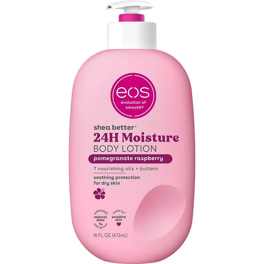 EOS Shea Better 24HR Moisture Pomegranate Raspberry Body Lotion 16 fl.oz (473 ml)