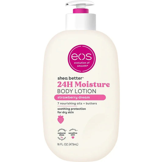 EOS Shea Better 24HR Moisture Strawberry Dream Body Lotion 16 fl.oz (473 ml)