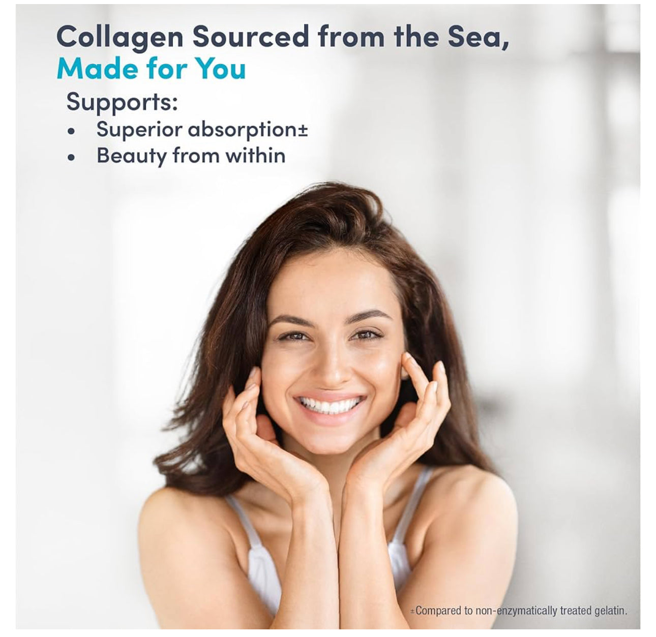 NeoCell Marine Collagen + Hyaluronic Acid & Vitamin C | With Collagen Type 1 & 3 | Improves Skin Hydration, Texture & Elasticity | With Hydrolyzed Collagen | Boosts Skin & Joint Health | 120 Capsule; Exp 05/2028