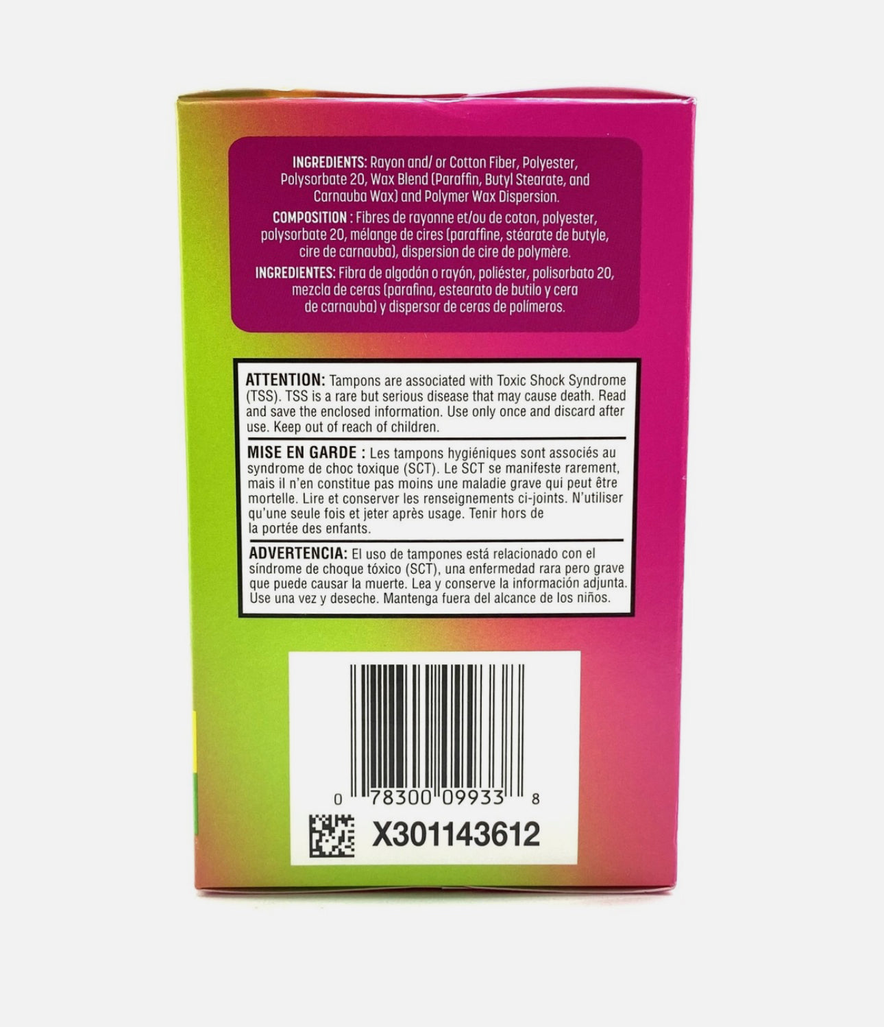 Playtex Sport Unscented Tampon, Regular Absorbency, 48 Tampons