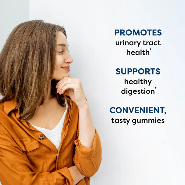 RenewLife Women's Care Prebiotic and Probiotic Gummies | 2 Billion CFU | Supports Digestive, Urinary Tract and Immune Health | B. Coagulans and B. Subtilis | 48 Gummies; Exp 07/2025