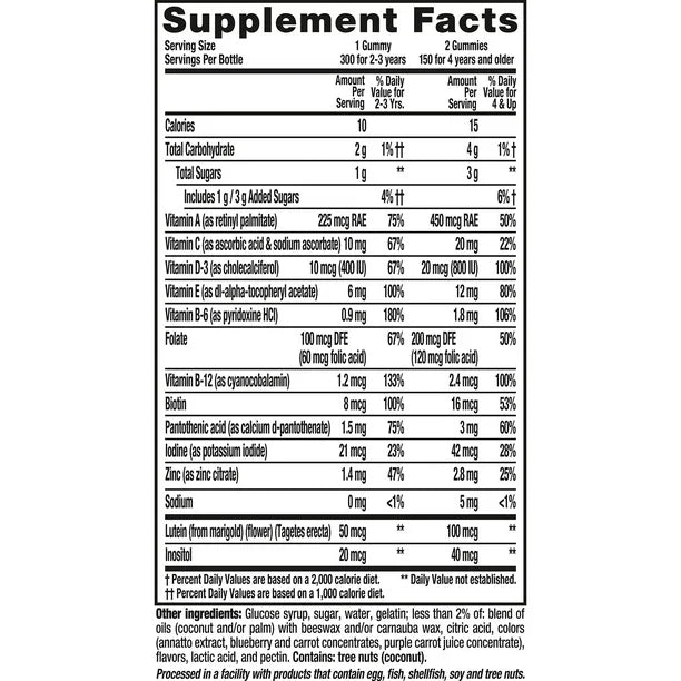 Lil Critters Gummy Vites Children Daily Multivitamin | With a Boost of Vitamins C & D | For Kids Aged 2 Years & Above | 300 Gummies; Exp 11/2026 (New Look)
