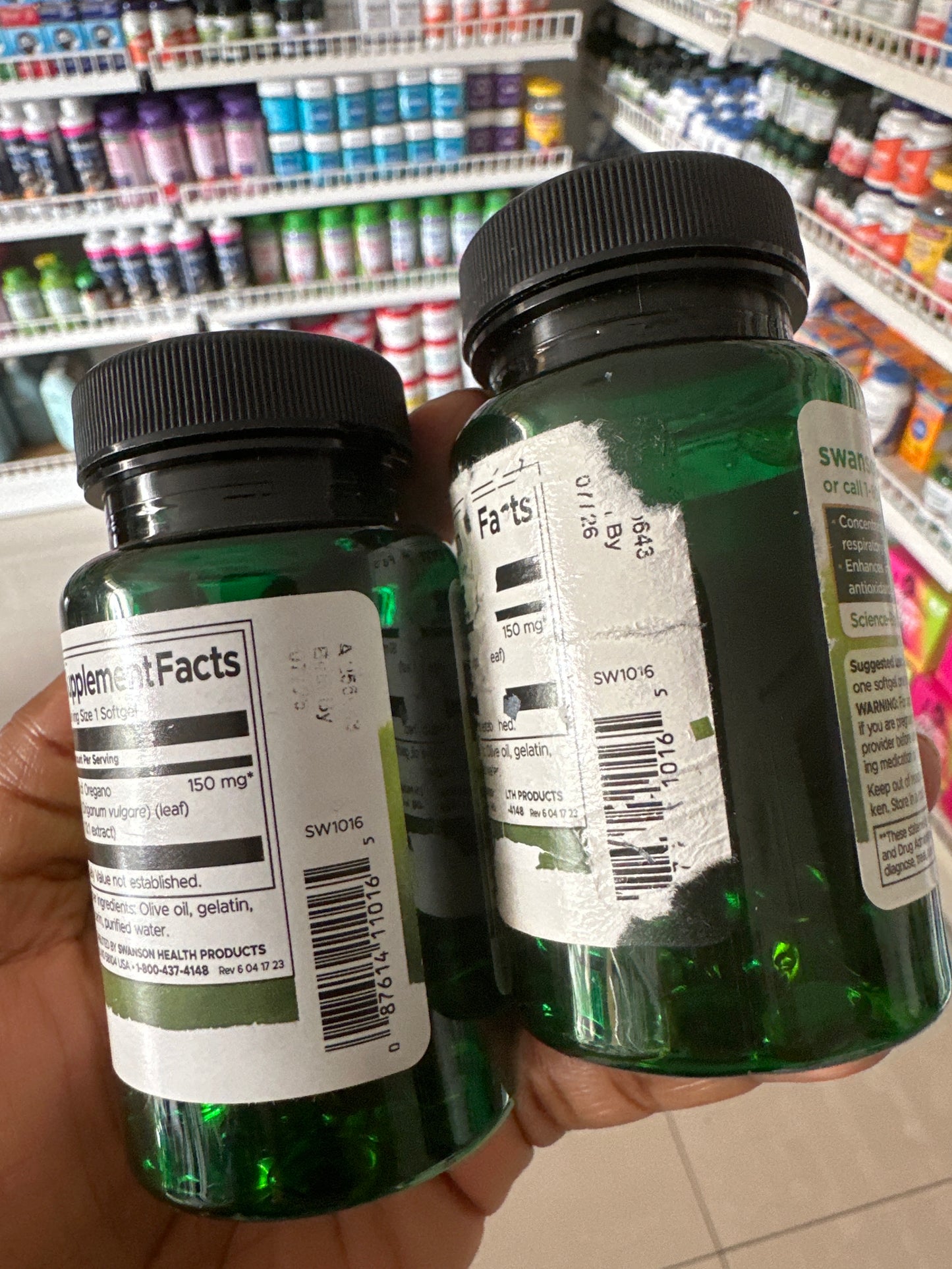 Swanson Oregano Oil 10:1 Extract 150mg | Digestive Health | 120 Softgels Exp UNCLEAR 08/2028 batch -see last picture