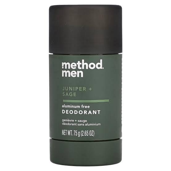 Method Men Aluminum Free Deodorant, Juniper + Sage | 2.65oz/75g