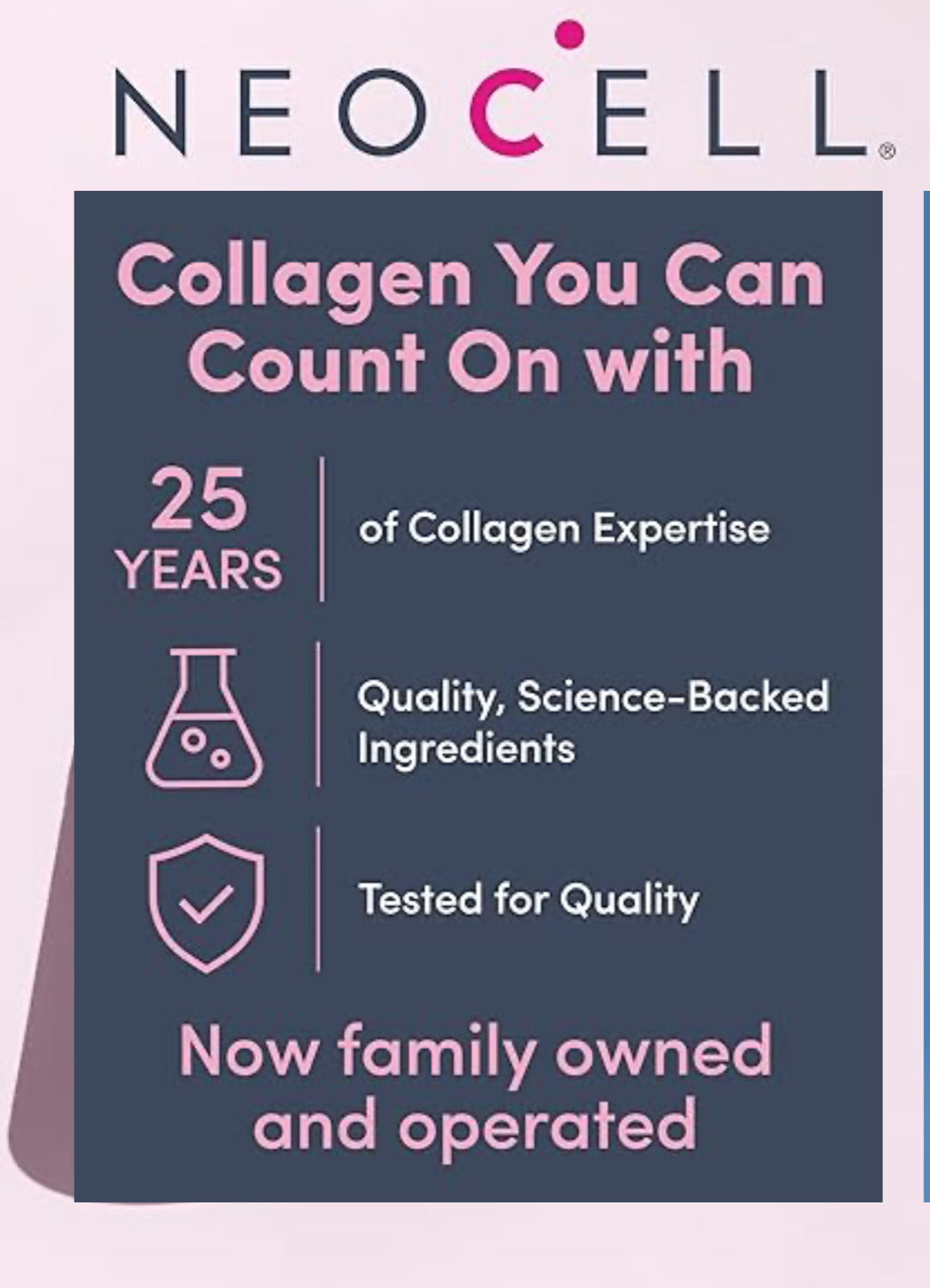 NeoCell Super Collagen Peptides| Unflavored Powder | Collagen Type 1 & 3 | 7oz/200g; Exp 05/2027 (New Look)