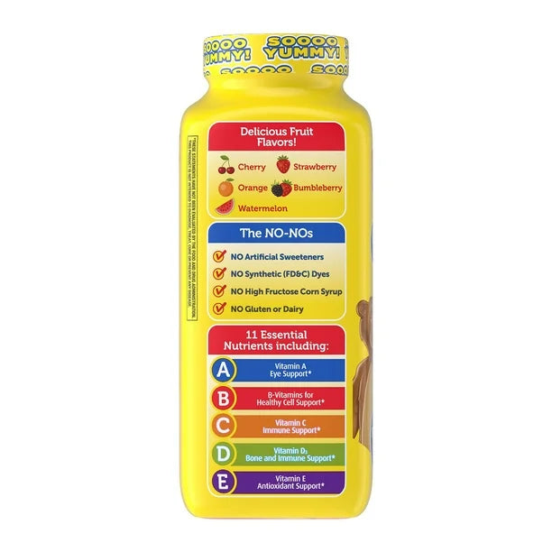 Lil Critters Gummy Vites Children Daily Multivitamin | With a Boost of Vitamins C & D | For Kids Aged 2 Years & Above | 300 Gummies; Exp 11/2026 (New Look)