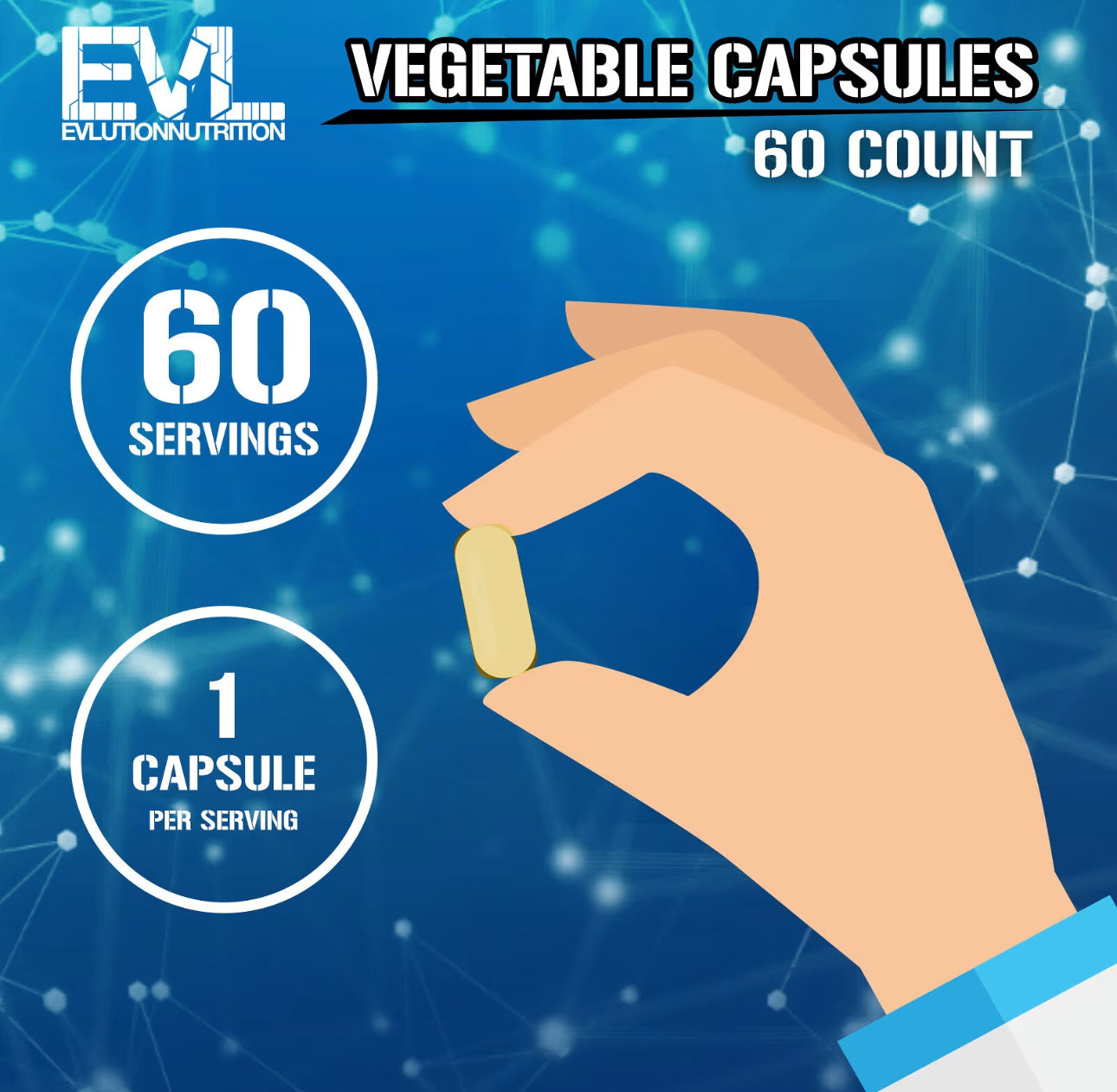EVL Berberine 500mg | 60 Servings | Supports Overall Health & Heart Health | Help Maintain Healthy Cholesterol, Triglyceride & Blood Glucose Levels | 60 Capsules; Exp 12/2026