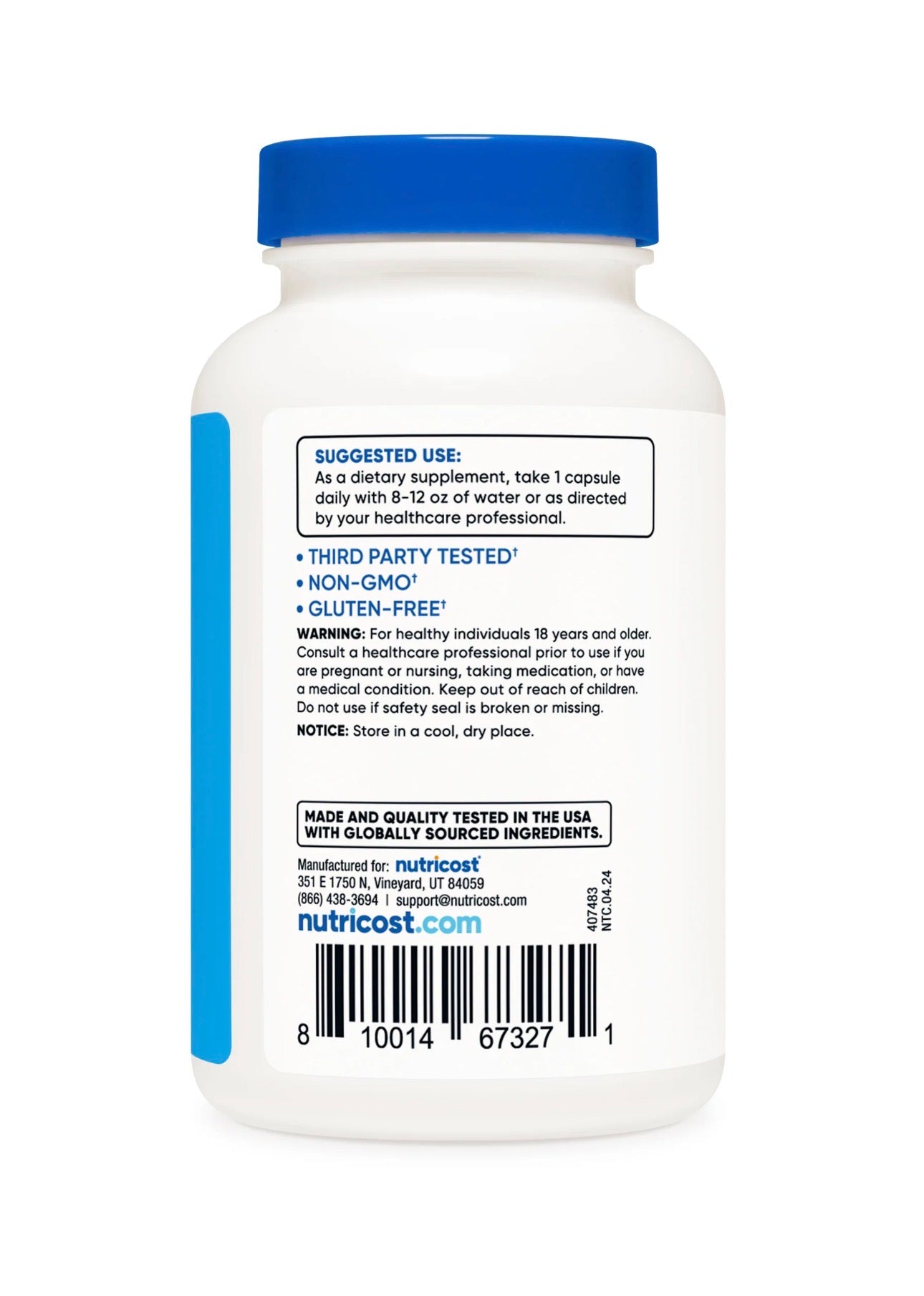 Nutricost Electrolyte Complex - 8 Hydrating Electrolytes | Advanced Hydration with Vitamins | 120 Capsules; Exp 07/2028