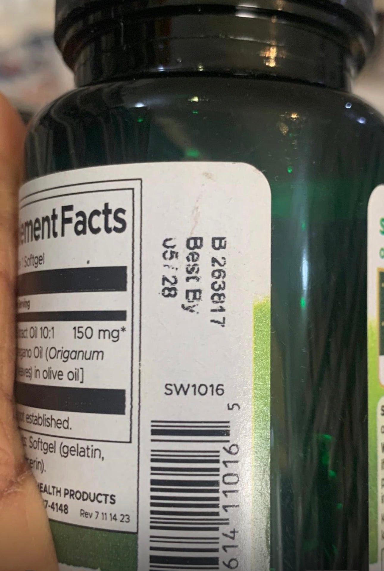 Swanson Oregano Oil 10:1 Extract 150mg | Digestive Health | 120 Softgels Exp❗️ UNCLEAR 05/2028 batch -see last picture